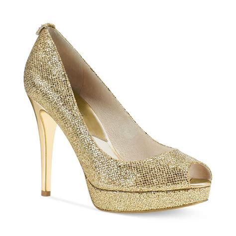 michael kors high heels glitter belk|michael kors glitter: Women's Heels .